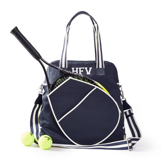 Sporty Stripe Tennis Tote