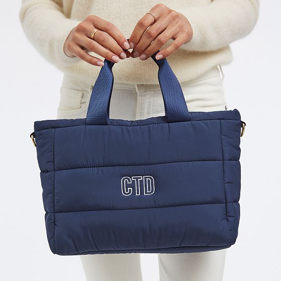 Lightweight Puffer Convertible Tote