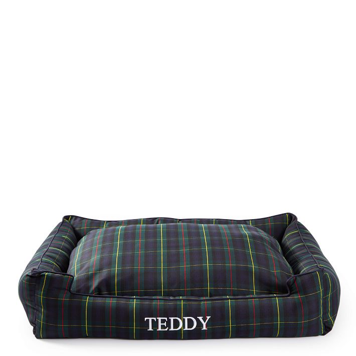 Jax &amp; Bones Plaid Dog Lounge Bed