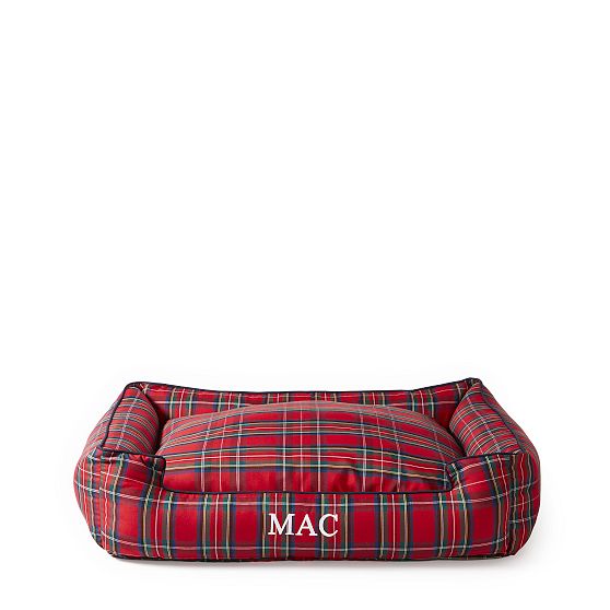 Jax &amp; Bones Plaid Dog Lounge Bed