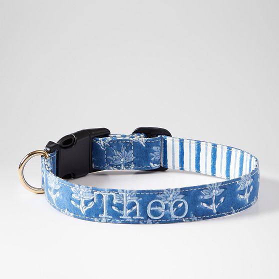 Block Print Dog Collar