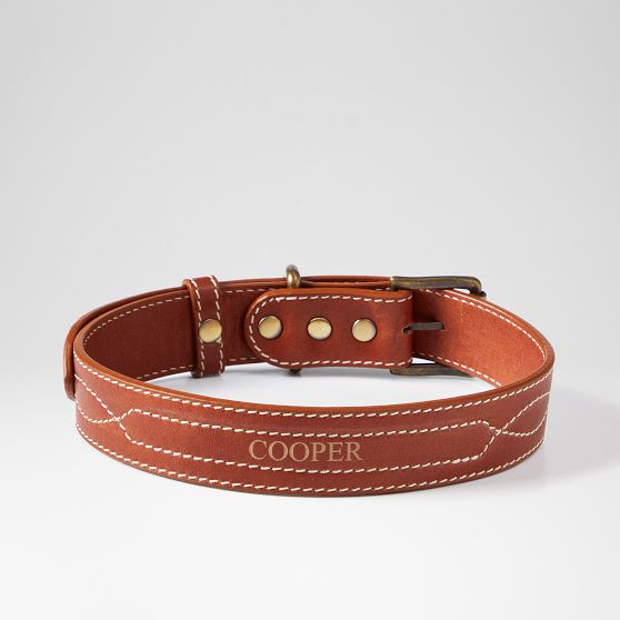 Carson Leather Dog Collar