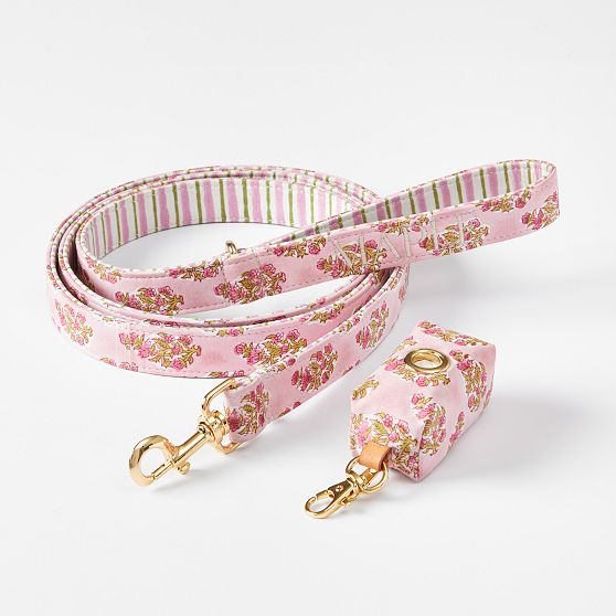 Block Print Dog Leash Set