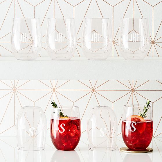 Outdoor Stemless Wine Glasses