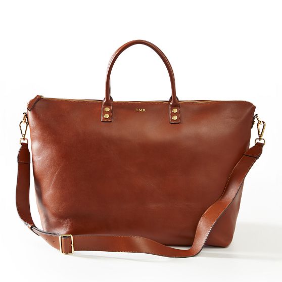 Essential Leather Weekender