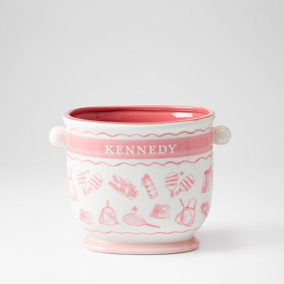 Ceramic Sports Wine Bucket, Court Sports