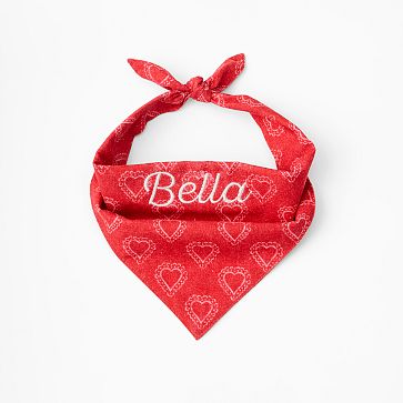 Heart Dog Bandana, Small-Medium