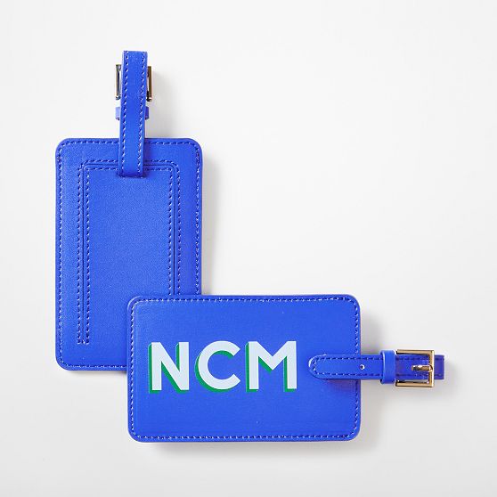 Fillmore Vegan Leather Luggage Tag