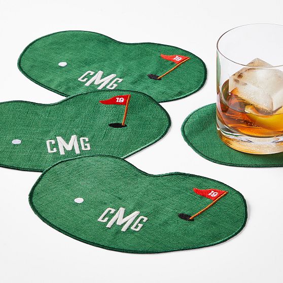 Sports Icon Cocktail Napkins, Set of 4