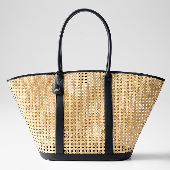 Waterproof Caning Wide Tote