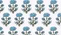 White-Blue Flower