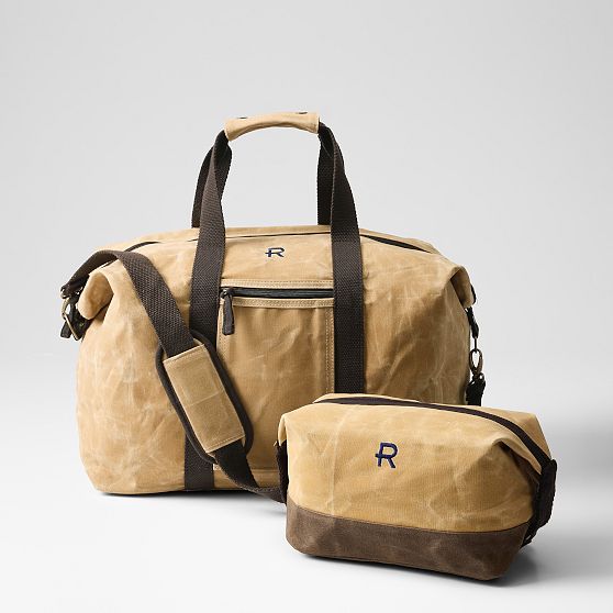 Waxed Canvas Weekender Bag