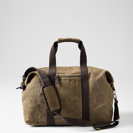 Waxed Canvas Weekender Bag