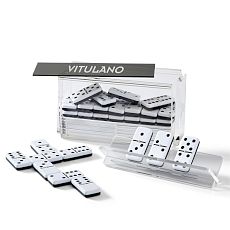 Acrylic Domino Game Set With Racks