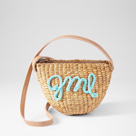 Seagrass Monogrammed Crossbody