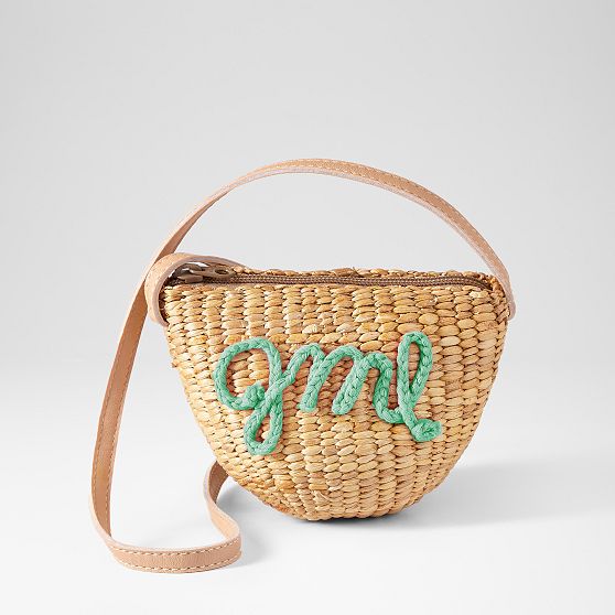 Seagrass Monogrammed Crossbody