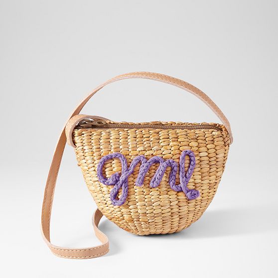 Seagrass Monogrammed Crossbody