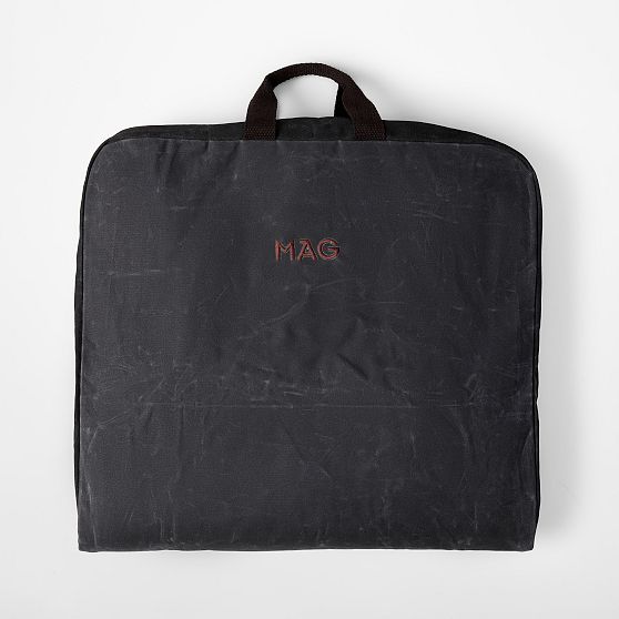 Waxed Canvas Garment Bag