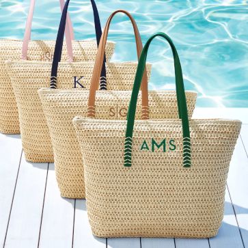 Straw + Beach Bags