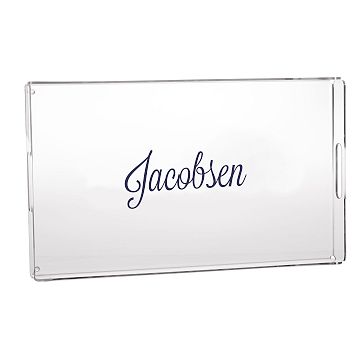 Printed Acrylic Serving Tray, Large