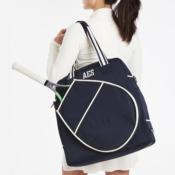 Sporty Stripe Tennis Tote