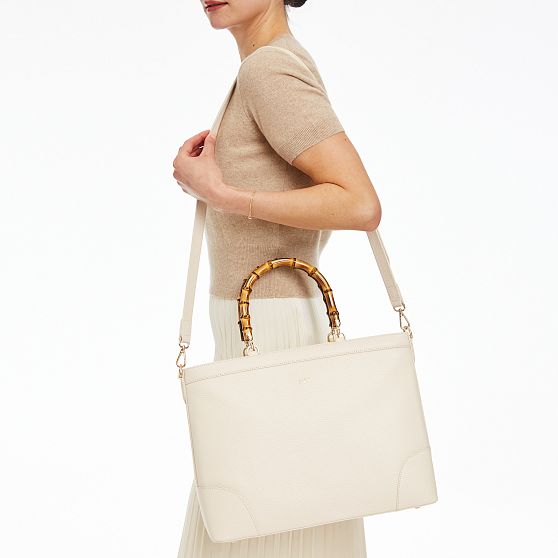 Emily Bamboo Leather Tote