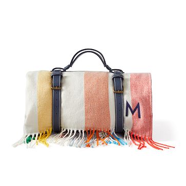 Colorful Stripe Waterproof Picnic Blanket