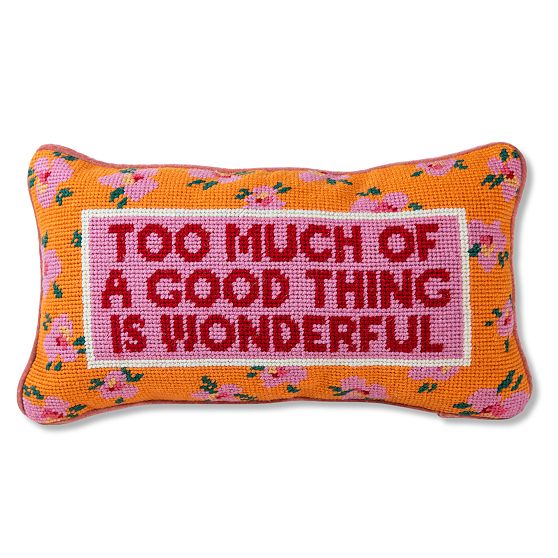 Needlepoint Accent Pillow