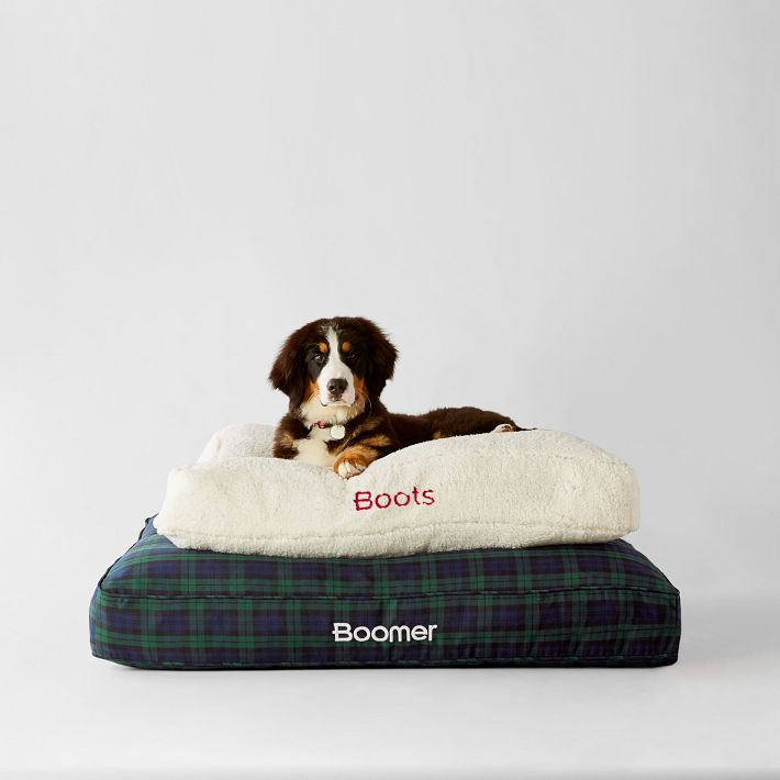 Plaid Dog Bed