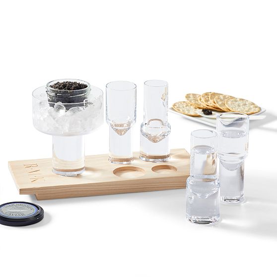 Caviar and Vodka Serving Set of 4