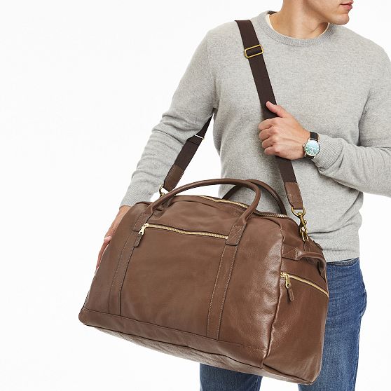 Harvey Leather Weekender