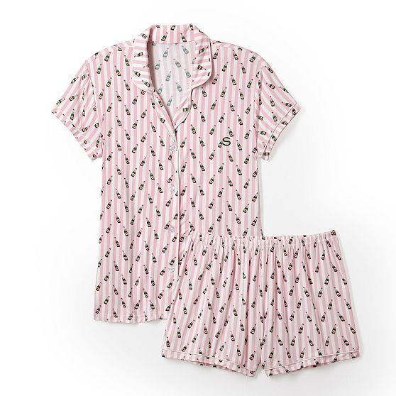 Champagne Short Pajama Set