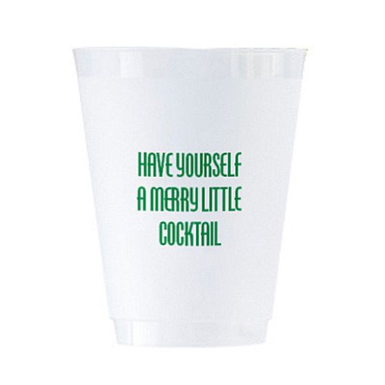 Plastic Party Cups, Set of 25