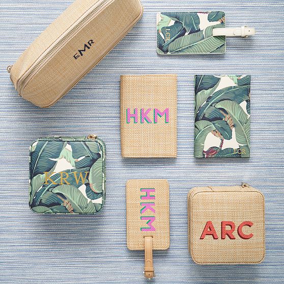 Raffia Luggage Tag