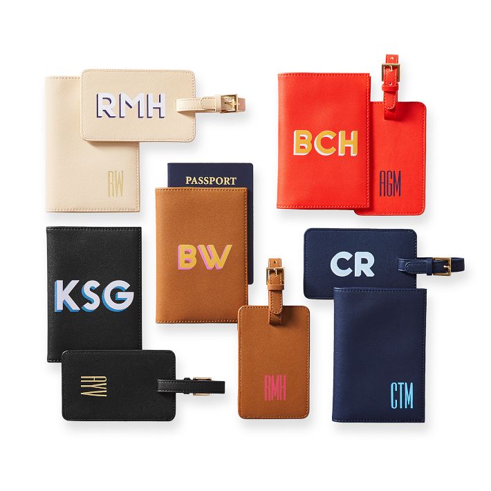 Fillmore Vegan Leather Luggage Tag and Passport Case