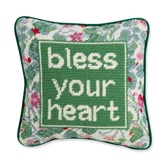 Needlepoint Accent Pillow