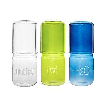 Upside Down Glass Carafe