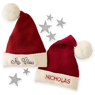 Floppy Knit Santa Hat