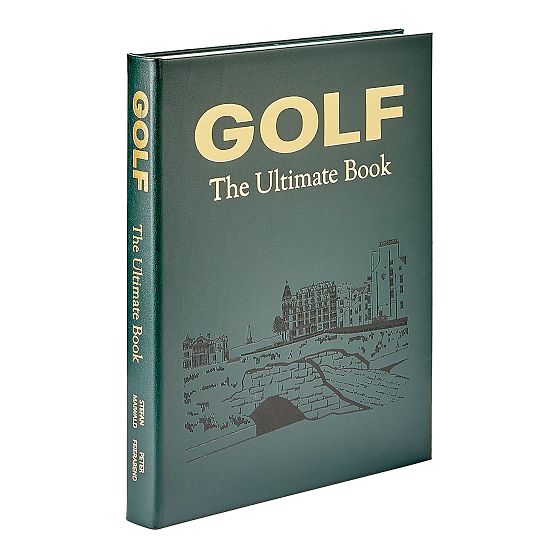 Leather Bound &quot;Ultimate Golf&quot; Book