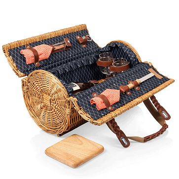 Wine and Cheese Picnic Basket
