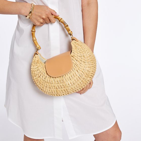 Bamboo Wicker Handbag