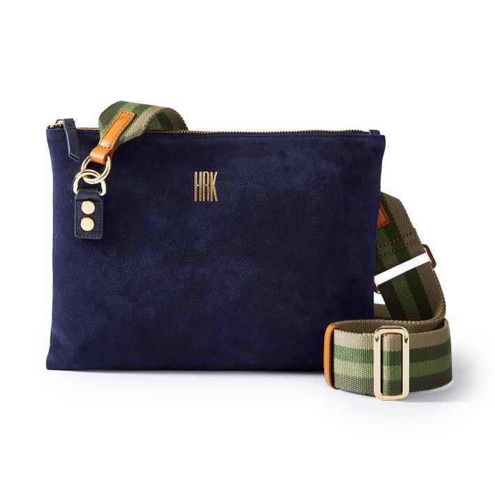 Essential Suede Zipper Crossbody | Mark and Graham