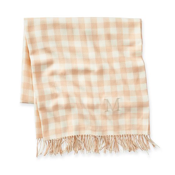 Gingham Throw Blanket