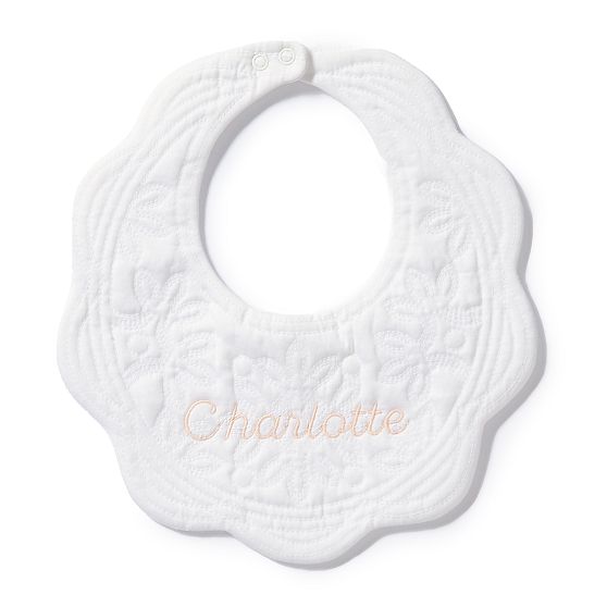 Heirloom Quilted Baby Bib&#160;