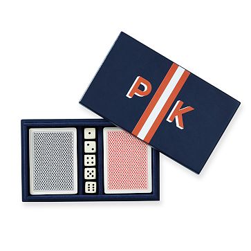 Printed Cards and Dice Game Set