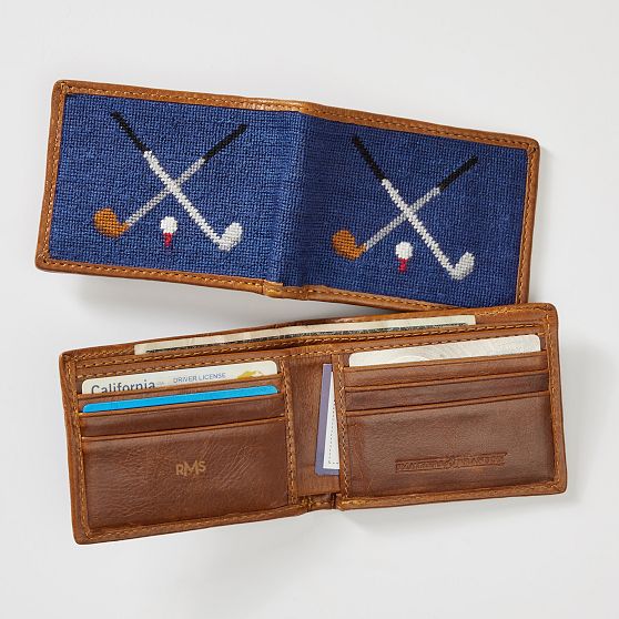 Smathers &amp; Branson Needlepoint Wallet