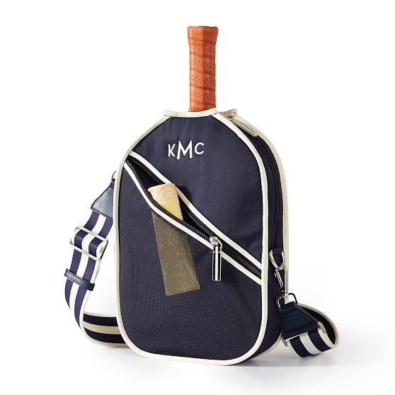 Sporty Stripe Pickleball Crossbody Bag