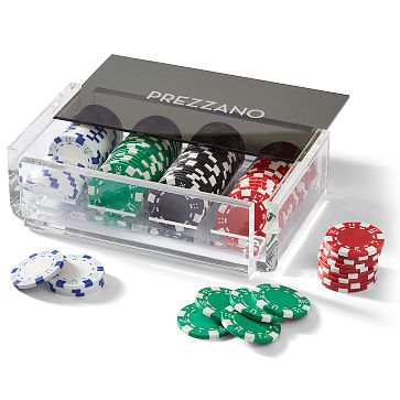 Acrylic Poker Game Set
