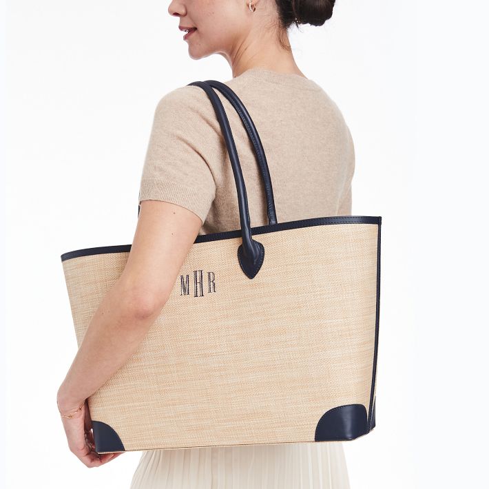 Montauk Raffia Tote