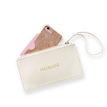 Signature Leather Wristlet